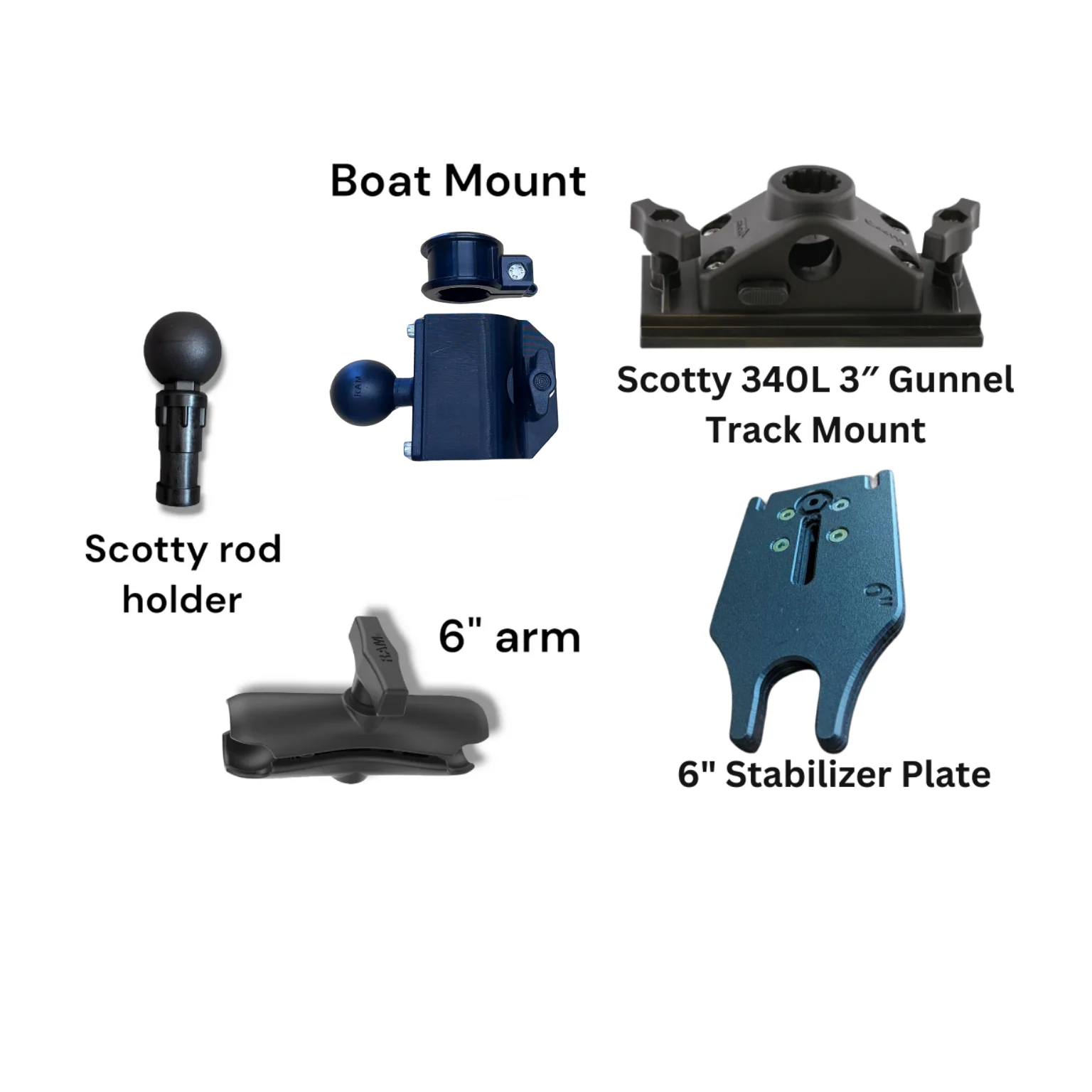 Scotty 3" Track Mount KIT - Image 4