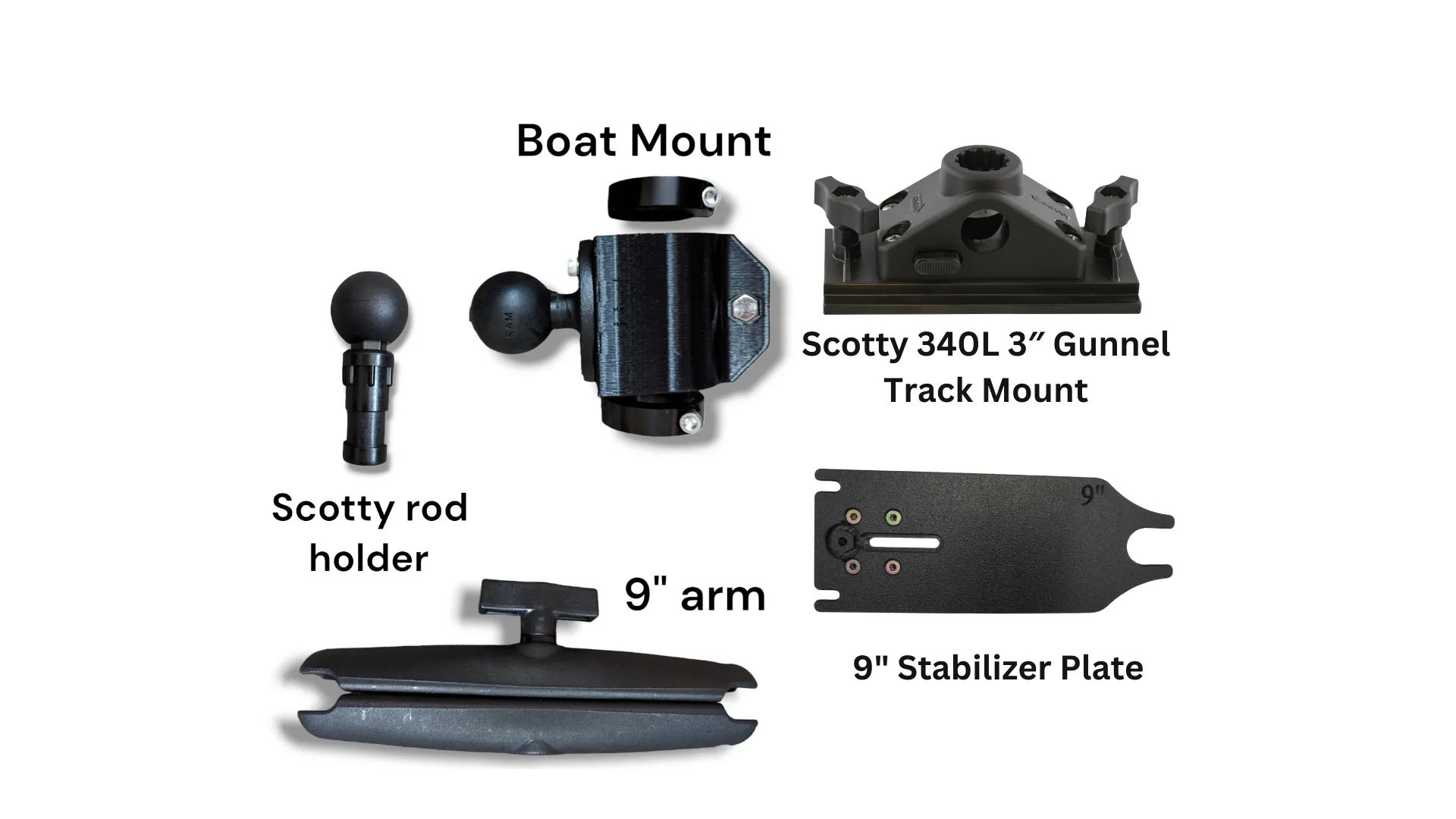 Scotty 3" Track Mount KIT - Image 5