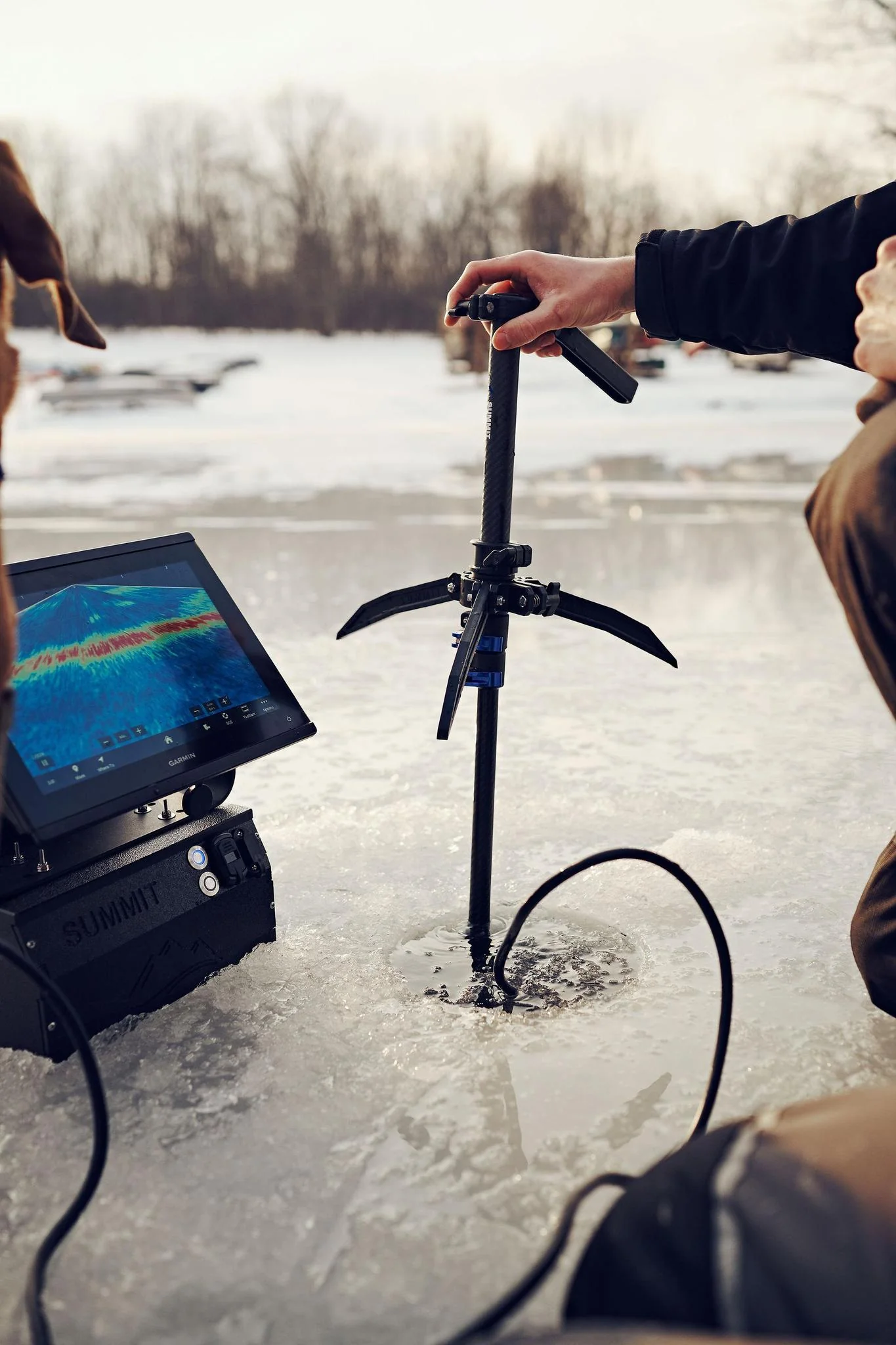 FFS Carbon Fiber Transducer Pole with Ice Mount Combo - Image 3