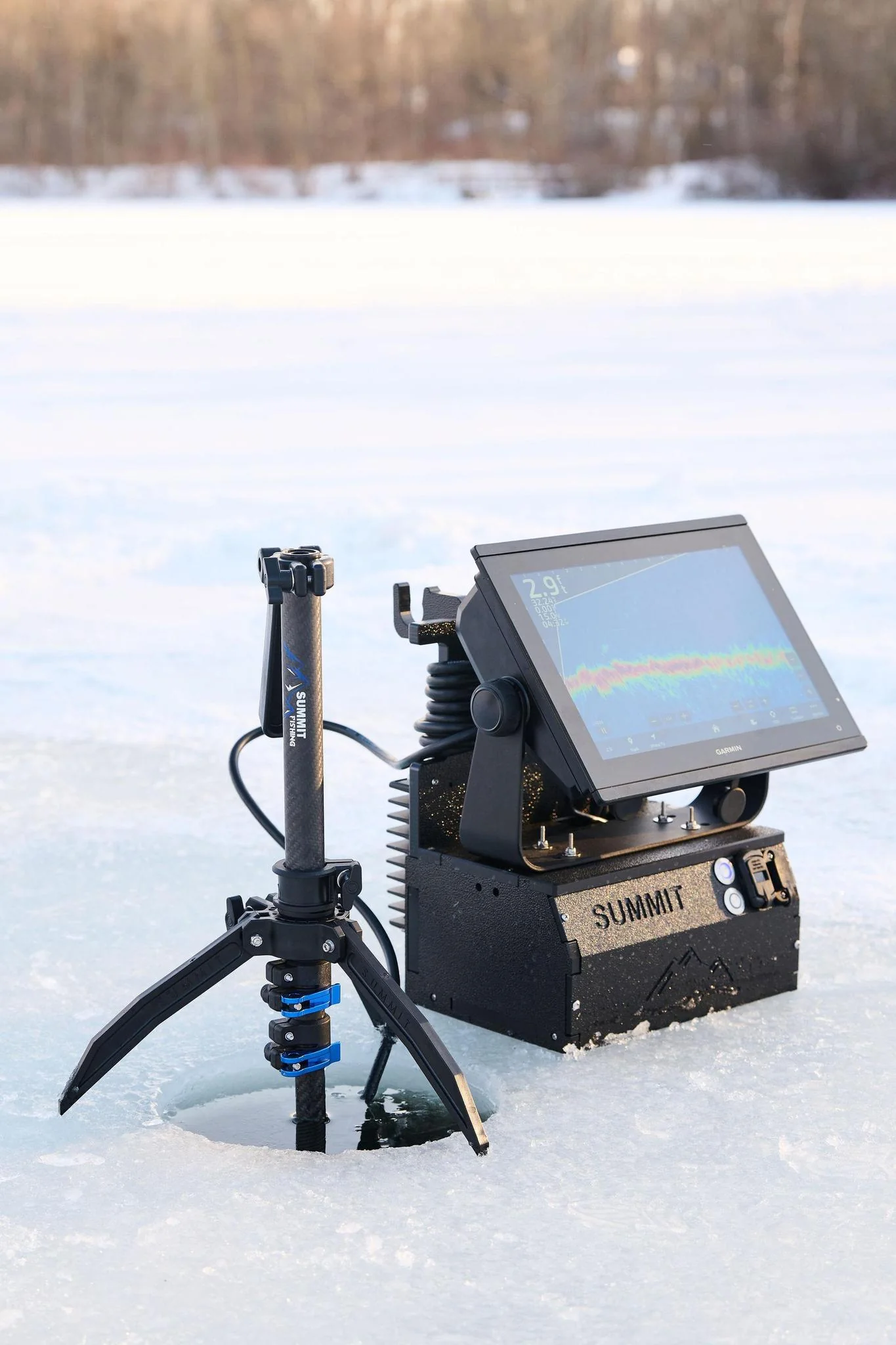 FFS Carbon Fiber Transducer Pole with Ice Mount Combo - Image 4