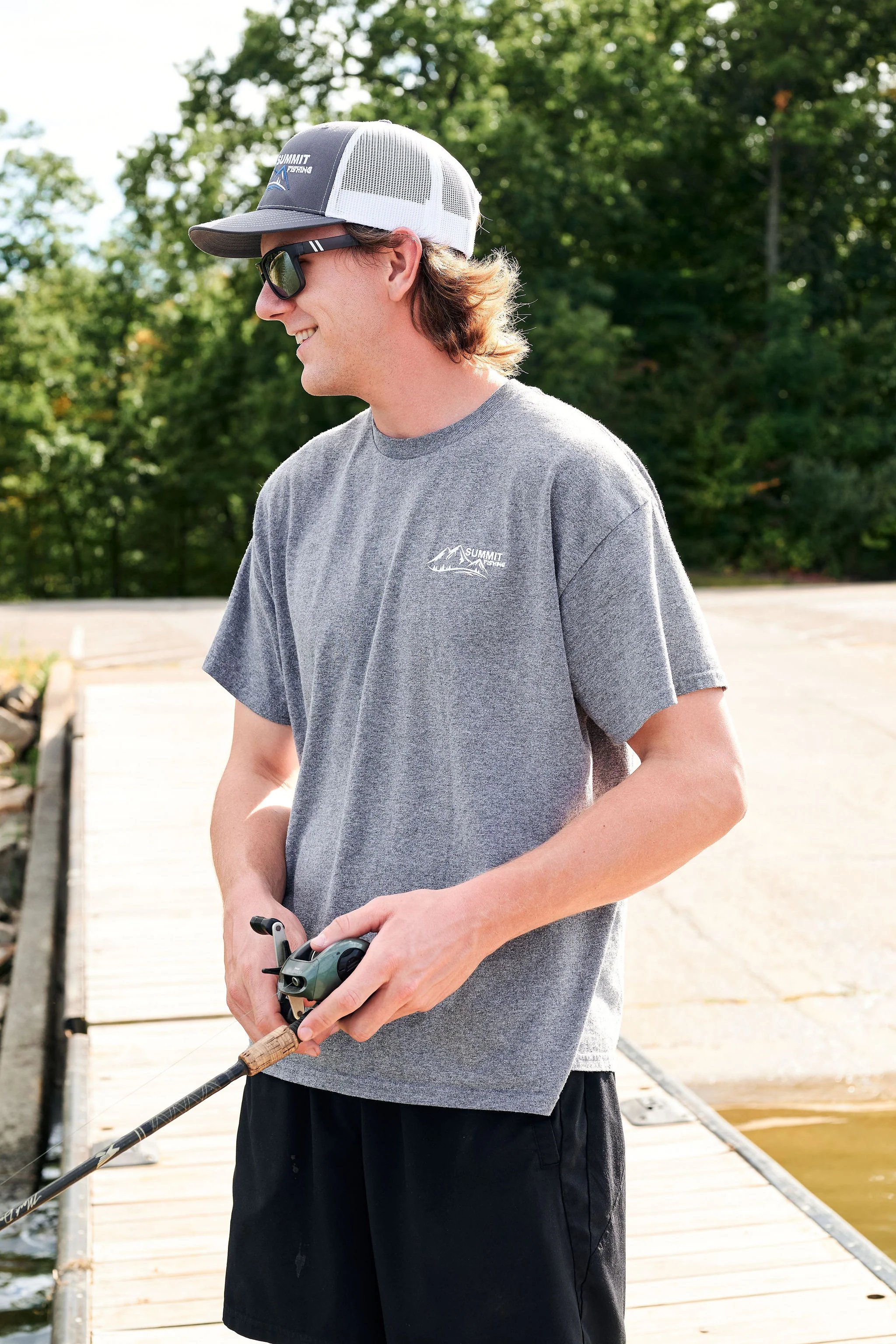 Summit Fishing Unisex T-Shirt - Image 4